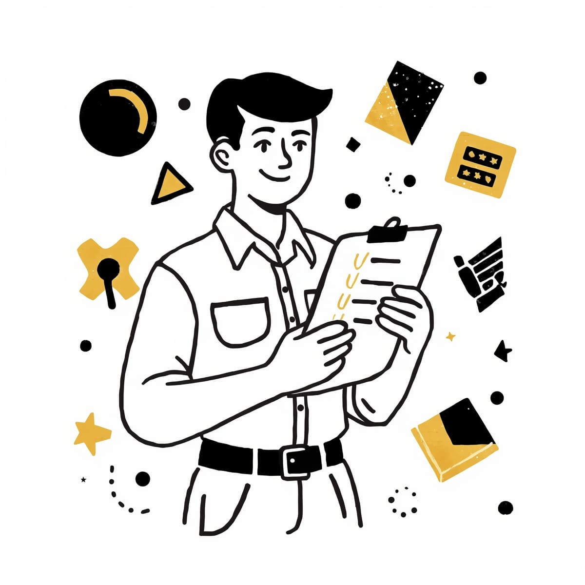 Technician inspecting a residential garage door spring